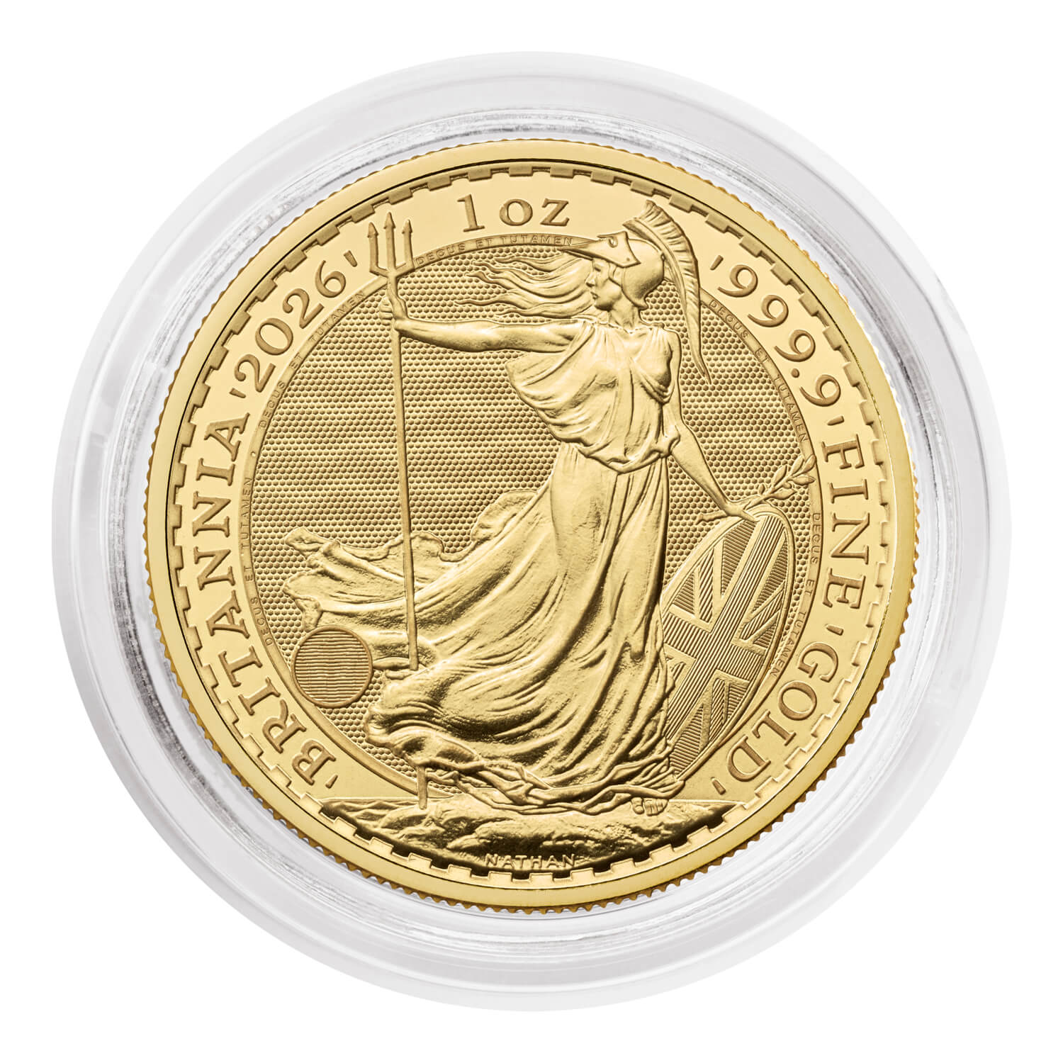 The 2026 Gold Britannia with its four-layer anti-counterfeiting system introduced in 2021