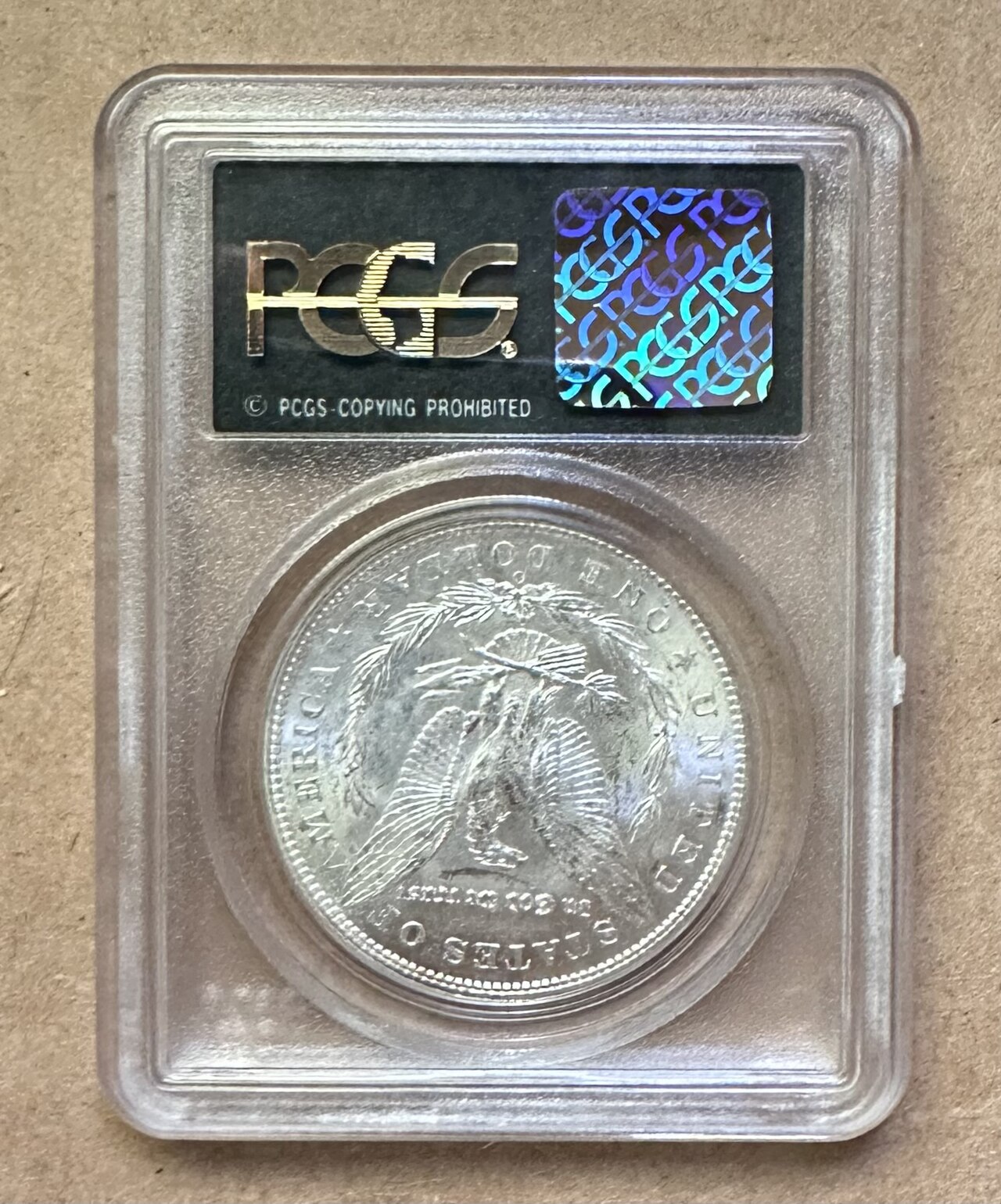 Fake PCGS slab comparison