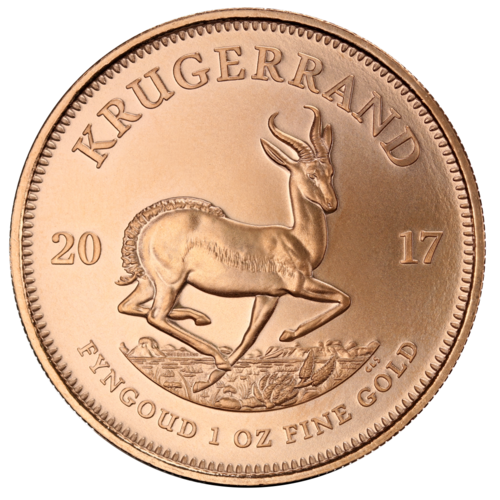 Krugerrand obverse - Paul Kruger portrait